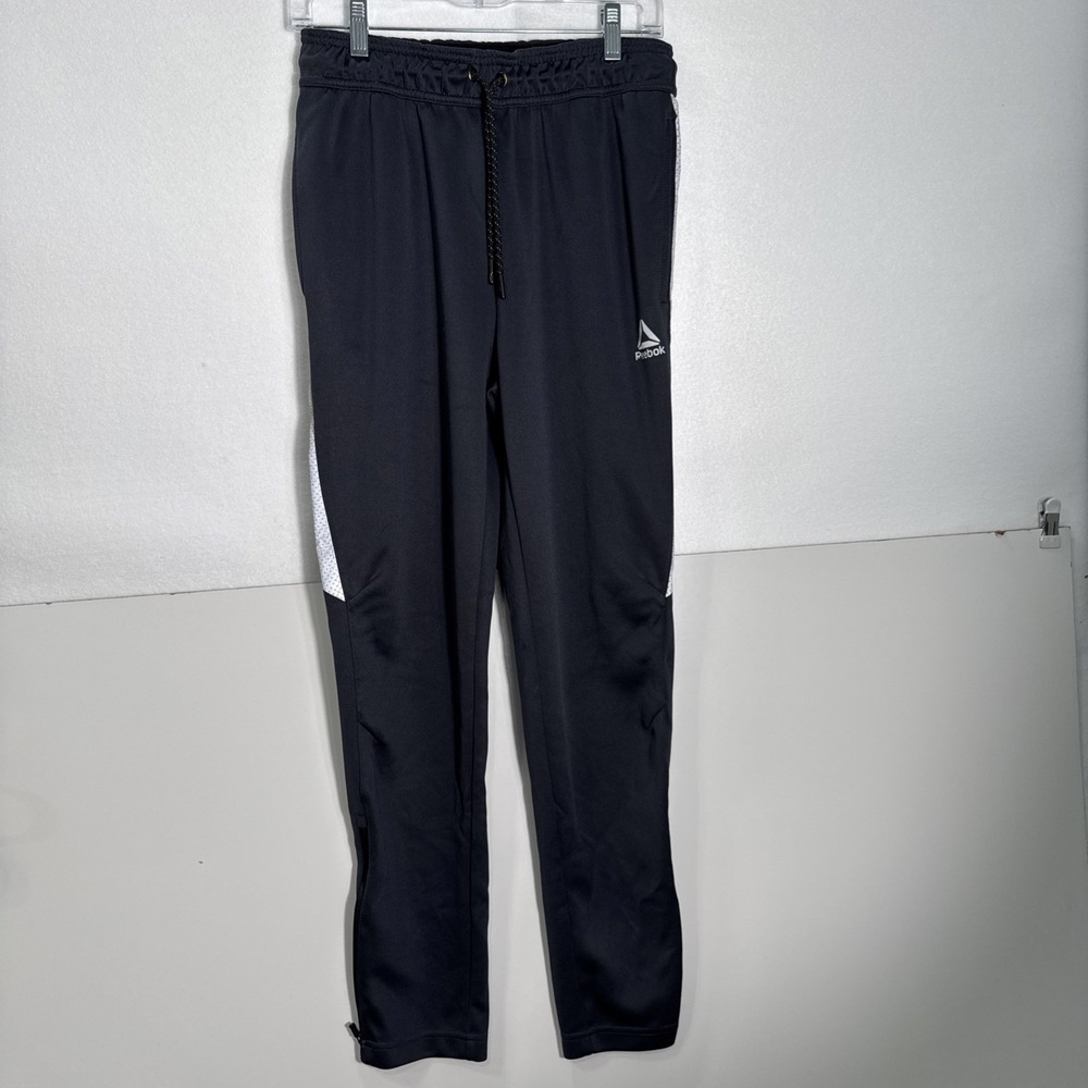 Reebok Sweatpants Men Smalll Gray Athletic Training Outdoors Ankle Zip